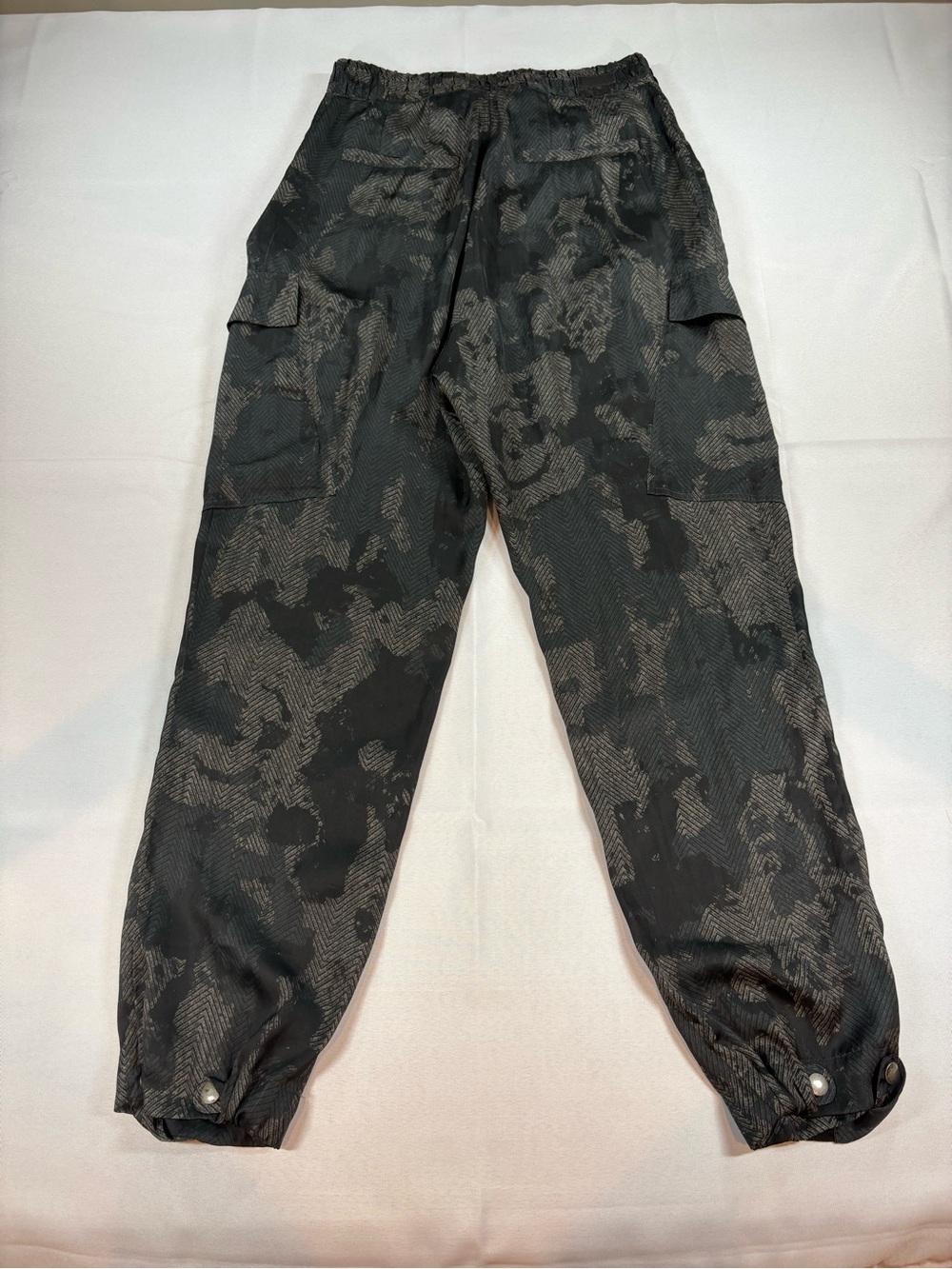 Diesel Black Camo Cargo Pants Size 27 Techwear Utility - Picture 2 of 7